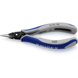 Knipex 34 52 130 pro elektroniku a jemnou mechaniku ploché jehlové kleště chrom-vanadová ocel na kuličková ložiska 130 mm