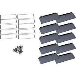 Hammond Electronics (d x š x v) 16 x 194 x 72 mm, hliník, černá, 10 ks