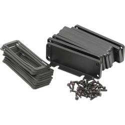 Hammond Electronics (d x š x v) 16 x 107 x 35 mm, hliník, černá, 10 ks