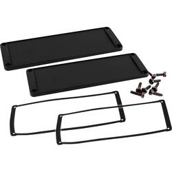 Hammond Electronics koncová deska hliník černá (d x š x v) 6 x 168.50 x 56.90 mm 1 ks