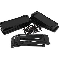Hammond Electronics koncová deska hliník černá (d x š x v) 6 x 107 x 35 mm 10 ks