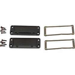 Hammond Electronics (d x š x v) 16 x 87 x 31 mm, hliník, černá, 2 ks