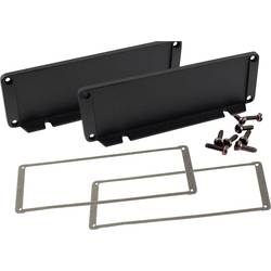 Hammond Electronics (d x š x v) 16 x 169 x 57 mm, hliník, černá, 2 ks