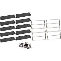 Hammond Electronics koncová deska hliník černá (d x š x v) 6 x 169 x 57 mm 10 ks