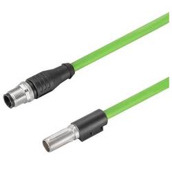 Weidmüller HDC XX5E01 MFSM12D-2000 datový zástrčkový konektor pro senzory - aktory, upravený, 2450452000, piny: 4, 20.00 m, 1 ks