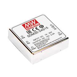 Mean Well SDM30-48S15 DC/DC měnič napětí 30 W Počet výstupů: 1 x Obsah 1 ks