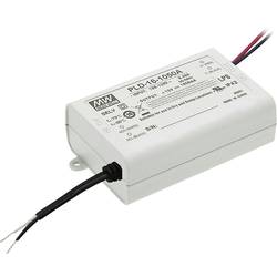 Mean Well PLD-16-1050B LED driver konstantní proud 16 W 1.05 A 12 - 16 V/DC bez možnosti stmívání 1 ks