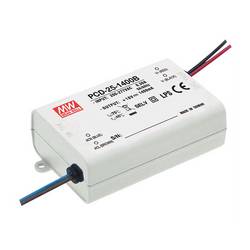 Mean Well PCD-25-1400B LED driver konstantní proud 25 W 1.4 A 12 - 18 V/DC stmívatelný, PFC spínací obvod , ochrana proti přepětí , montáž na nehořlavém