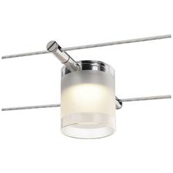 SLV COMET LED systém nízkonapěťových lankových světel pevně vestavěné LED 6.3 W LED chrom