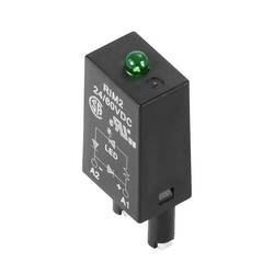 Weidmüller LED modul s ukazatelem, LED, S nulovou diodou RIM 2 110/230VDC Barvy světla (LED svítidlo): zelená 10 ks