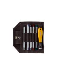 Wiha System 4 ESD 2691 T11 ESD ESD sada výměnných bitů 11dílná plochý, křížový PH, TORX, inbus