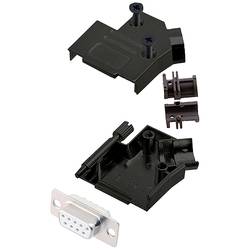 encitech D45ZK09-BK-DBS-W-K 6355-8103-11 sada D-SUB zásuvková lišta 45 ° Pólů: 9 pájecí kalíšek 1 ks