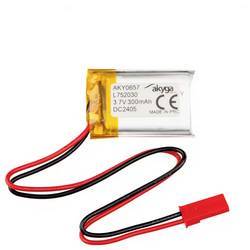 Akyga LP752030 Akupack x Speciální akumulátor Li-Pol 3.7 V 300 mAh