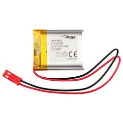 Akyga LP103035 Akupack x Speciální akumulátor Li-Pol 3.7 V 1050 mAh
