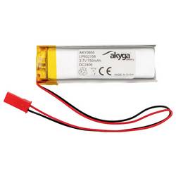Akyga LP602158 Akupack x Speciální akumulátor Li-Pol 3.7 V 750 mAh