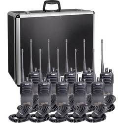 Alinco Team-Set DJ-PAX-4 + KEP-360-K 150100 PMR radiostanice sada 10 ks