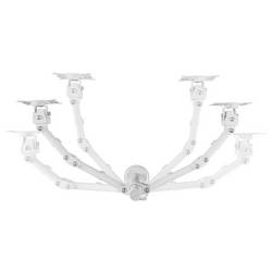 One For All držák na stůl pro monitor Smart Dual white 2 Displej: (s) 33 cm (13) - 81,3 cm (32) černá nastavitelná výška, nakláněcí, naklápěcí, otočný