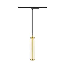 SLV QUIMERA 1008042 LED závěsný lustr 8 W LED Energetická třída (EEK2021): E (A - G) mosaz