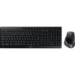 CHERRY Stream Comfort bezdrátový sada klávesnice a myše německá, QWERTZ černá