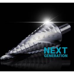 RUKO 101352 HSS sada stupňovitého vrtáku, 3dílná, kuželový záhlubník 3 břitý, 1 sada