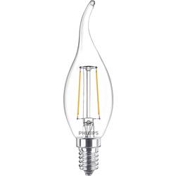 Philips LED 76319000 LED Energetická třída (EEK2021) E (A - G) E14 svíčkový tvar 2 W = 25 W teplá bílá (Ø x d) 3.5 cm x 12.3 cm 1 ks