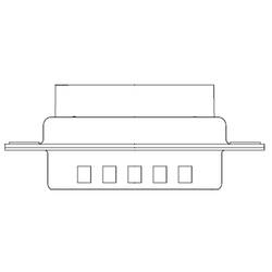 Molex Molex MOL Power & Signal Sol. 1731130021 D-SUB zástrčka Pólů: 44 krimpované 1 ks