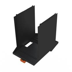 Electronics housings, OMNIMATE Housing - series CH20MBlack, Base element, Width: 67,5 mm