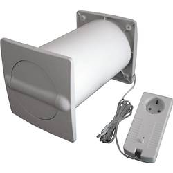 Wallair N37215 energeticky úsporný nástěnný ventilátor plast vhodný pro trubice s Ø: 100 mm