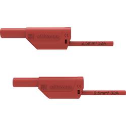 Schützinger VSFK 8500 / 2.5 / 50 / RT bezpečnostní měřicí kabely 4 mm zástrčka 4 mm zástrčka 50.00 cm červená 1 ks