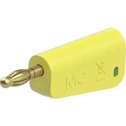 Stäubli LM-4A-39 banánek zástrčka Ø pin: 4 mm žlutá, zelená 1 ks