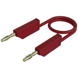 SKS Hirschmann MLN 200/2,5 RT měřicí kabel lamelová zástrčka 4 mm lamelová zástrčka 4 mm 2.00 m červená 1 ks
