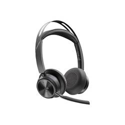 HP Poly Voyager Focus 2 Sluchátka On Ear Bluetooth®, 9T9J6AA#AC3, stereo, černá, Potlačení hluku