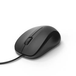 Hama optická drátová myš, USB, 3 tlačítko, 1200 dpi, černá