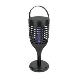 V-TAC VT-3215 23459 UV světlo, mřížka pod napětím UV lapač hmyzu 5 W (Ø x v) 128 mm x 672 mm černá 1 ks