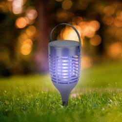 V-TAC VT-3215 23459 UV lapač hmyzu UV světlo, mřížka pod napětím 5 W (Ø x v) 128 mm x 672 mm černá 1 ks