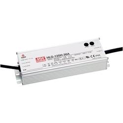 MW Mean Well HLG-120H-12A LED driver, napájecí zdroj pro LED konstantní napětí, konstantní proud 120 W 10 A 12 V/DC PFC spínací obvod , ochrana proti přepětí ,