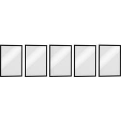 Durable 486901 DURAFRAME MAGNETIC A4 - 4869 magnetický rám DIN A4 černá (š x v) 238 mm x 324 mm 5 ks