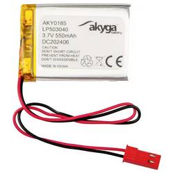 Akyga LP503040 Akupack x Speciální akumulátor Li-Pol 3.7 V 550 mAh