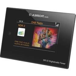 Albrecht DR 53 DAB+/UKW/Bluetooth 27251 stolní rádio, DAB, DAB+, FM, vč. dálkového ovládání, Spotify, černá