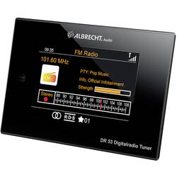 Albrecht DR 53 DAB+/UKW/Bluetooth 27251 stolní rádio, DAB, DAB+, FM, vč. dálkového ovládání, Spotify, černá