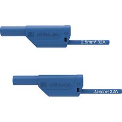 Schützinger VSFK 8700 / 2.5 / 100 / BL bezpečnostní měřicí kabely 4 mm zástrčka 4 mm zástrčka 100.00 cm modrá 1 ks