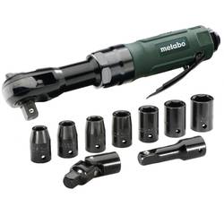 Metabo DRS 68 Set pneumatická ráčna vnější čtyřhran 1/2 (12,5 mm), 1/4 (6,3 mm) 6.2 bar