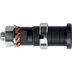 Schützinger DI SEB 3401 Ni / SW bezpečnostní vestavná zásuvka 4 mm černá 1 ks