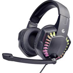 Gembird GHS-06 Sluchátka On Ear kabelová stereo černá regulace hlasitosti Gaming