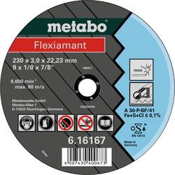 Metabo 616163000 řezný kotouč rovný 180 mm 25 ks Nerezová ocel