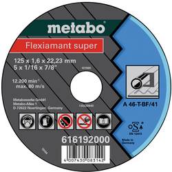 Metabo 616192000 řezný kotouč rovný 125 mm 25 ks list, Profily