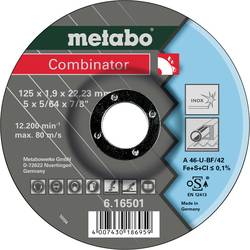 Metabo 616501000 řezný kotouč lomený 125 mm 25 ks Nerezová ocel