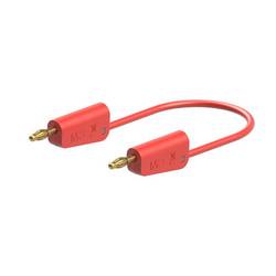 Stäubli LK-4A-S10 měřicí kabel 50 cm červená 1 ks