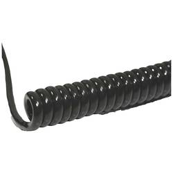 BKL Electronic 1506212 spirálový kabel Li12Y11Y 400 mm / 1600 mm 4 x 0.50 mm² černá 1 ks