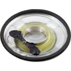 TRU COMPONENTS 1.57 palec 4 cm mini reproduktor 1 W 8 Ω Plastová membrána, Odolný proti vlhkosti, Transparentní membrána